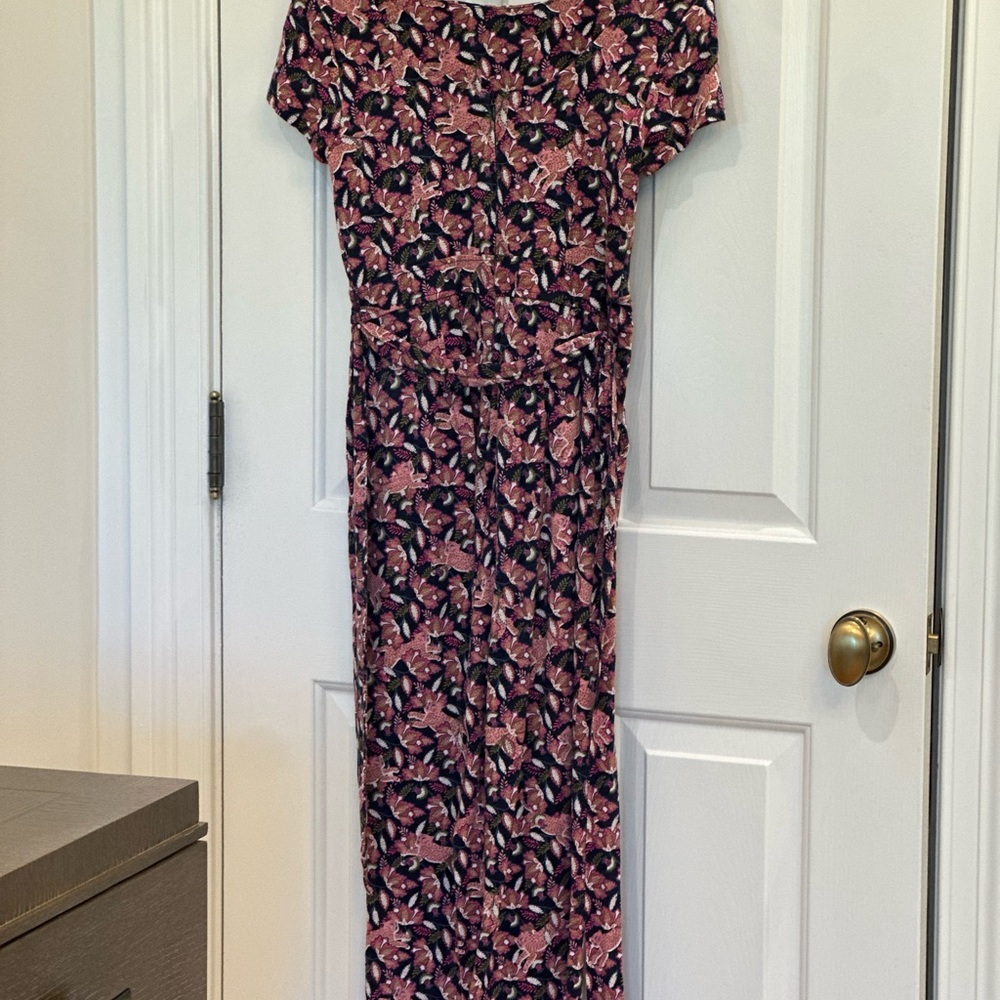 Boden Cheetah Blooms Jumpsuit - Picture 3 of 4